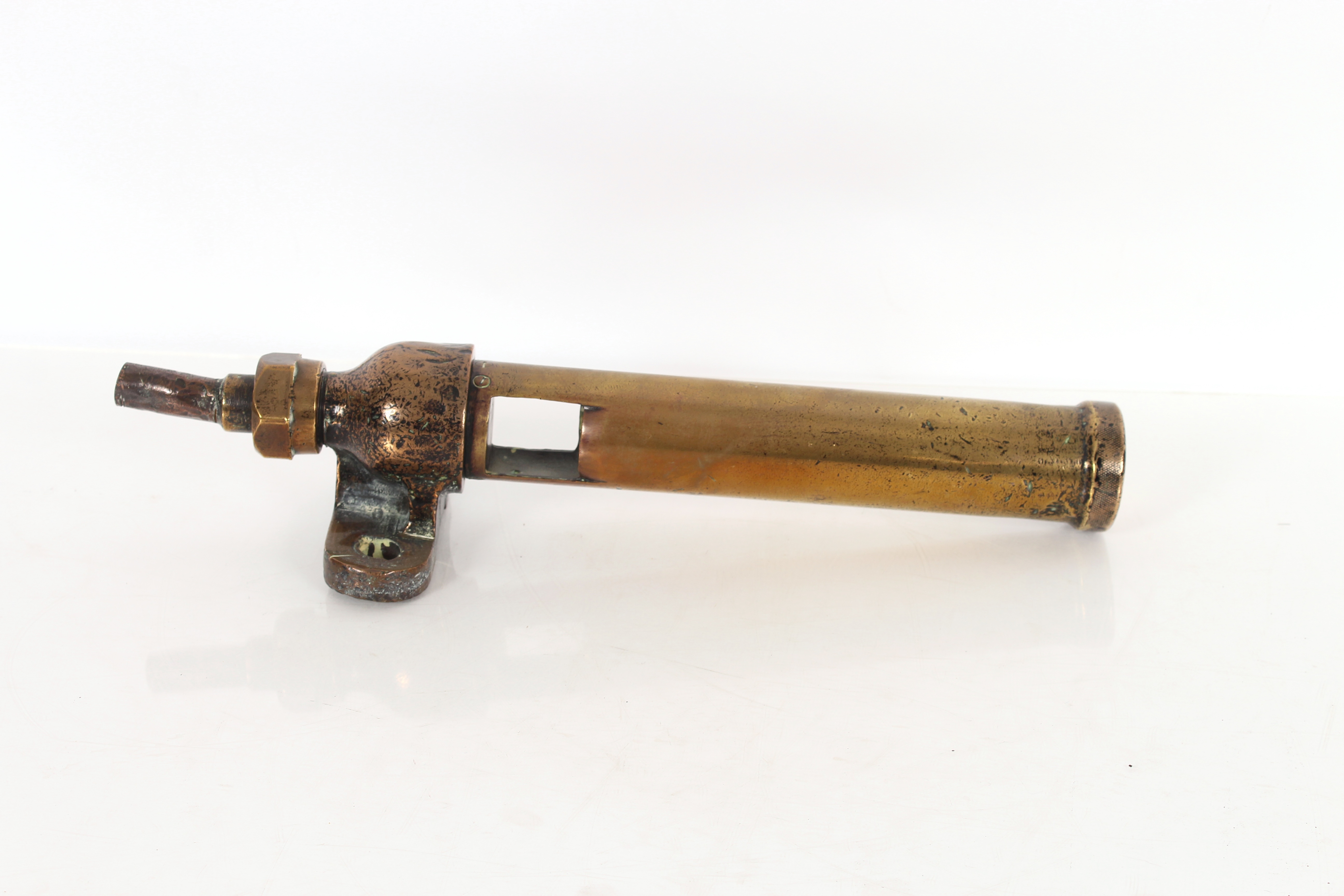 A brass and bronze LMS steam train whistle, 49cm - Image 2 of 3