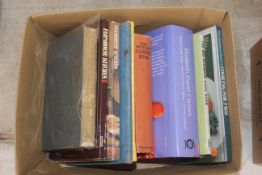 A collection of nine cookery books including Mrs B