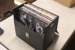 A quantity of Rolling Stones LP's and Band Member