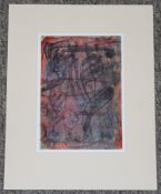 A collection of six unframed abstract studies date