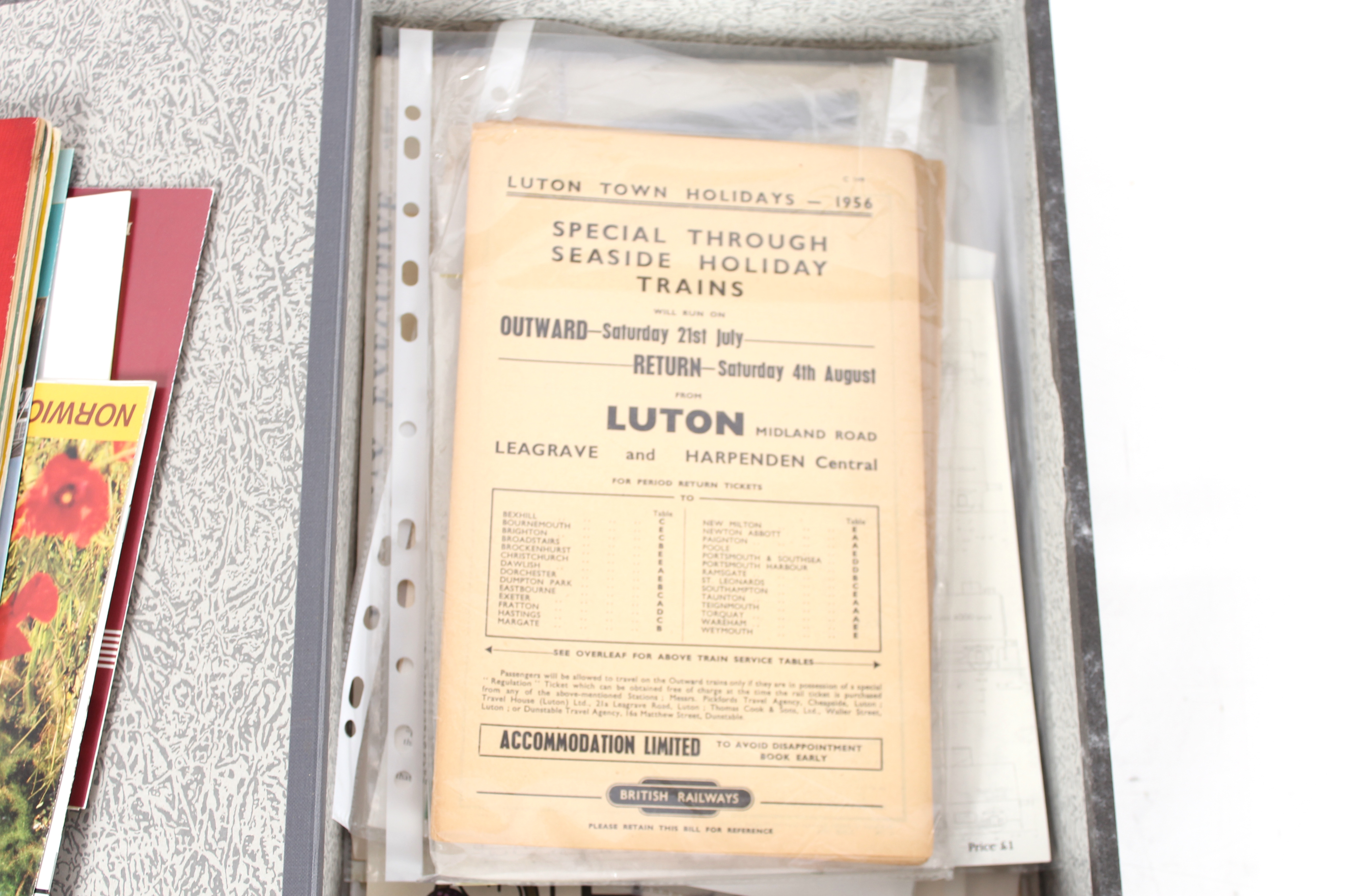 A collection of various railway timetables, supple - Image 3 of 4