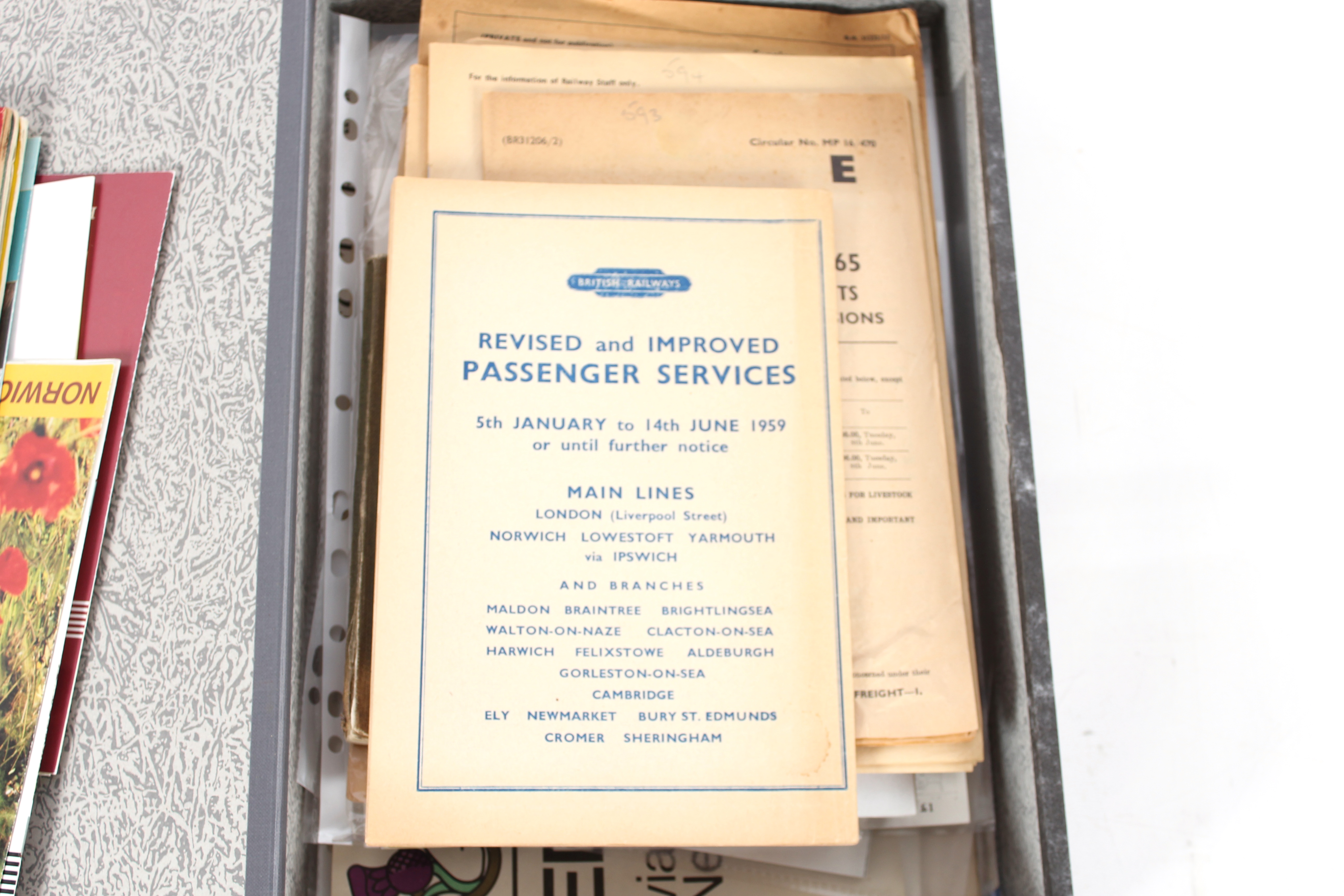 A collection of various railway timetables, supple - Image 2 of 4