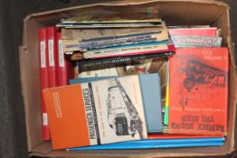 A collection of railway books, magazines and scrap