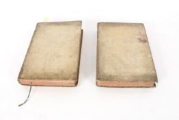 Amiani Istoria di Fano, volumes 1 & 2, velum bound