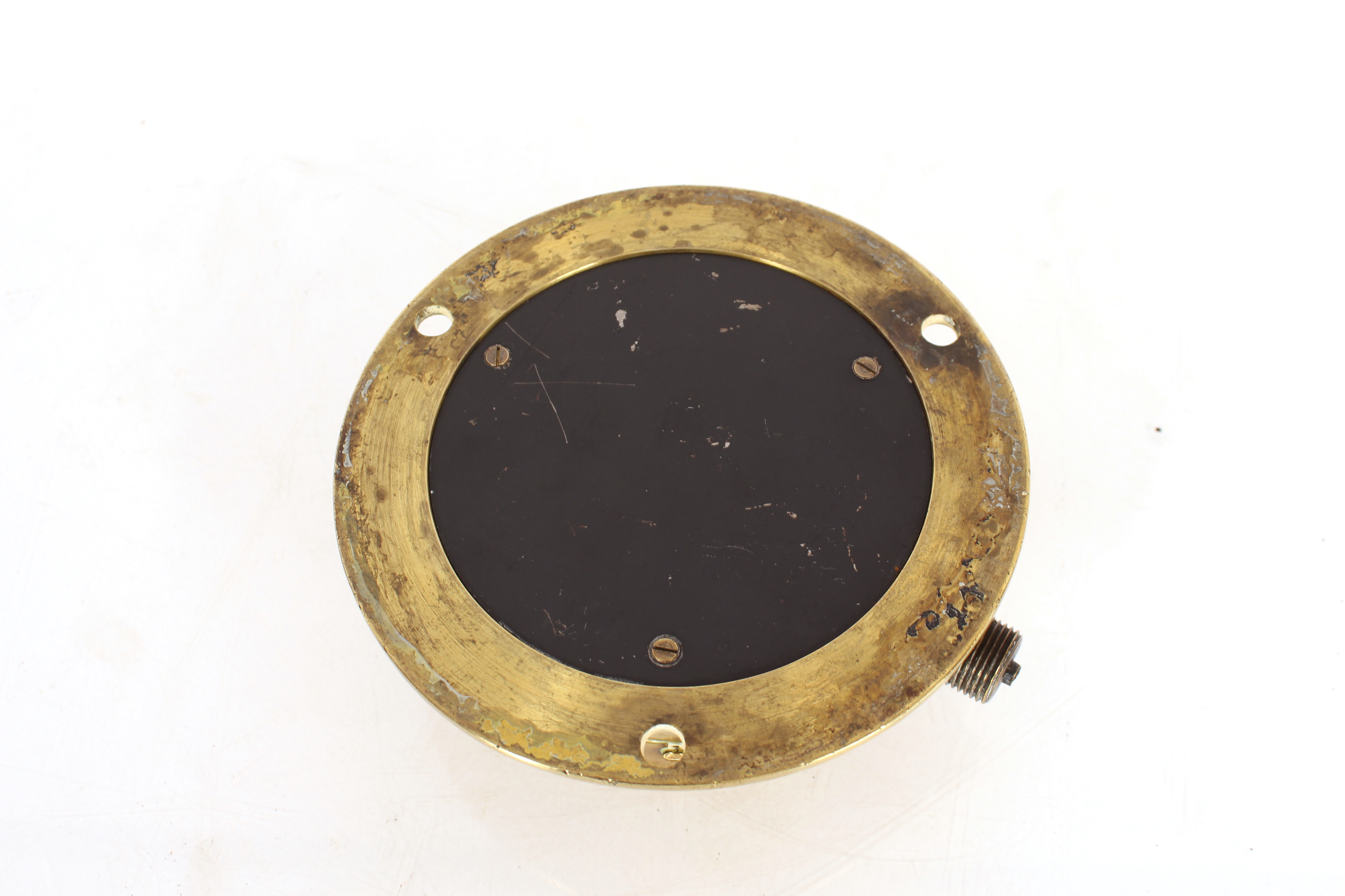 A B.R.(M) steam gauge, brass cased - Image 3 of 3