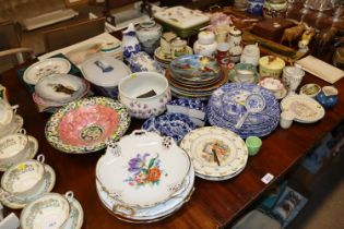 A large quantity of various china to include Malin