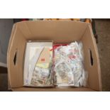 Two boxes of miscellaneous stamps, loose and in al