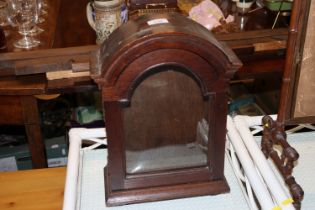 An oak clock case