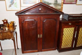 A 19th Century Irish mahogany bookcase top