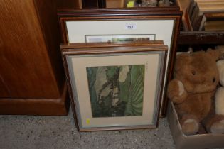 Two pencil signed Kay Melling prints; and two P. B