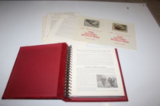 An RAF stamp album