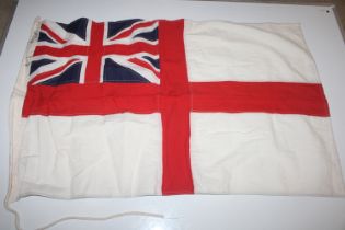 A Royal Naval 1943 dated Ensign flag