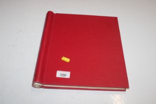A Simplex loose leaf album with blank pages