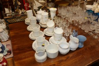 A quantity of Sadler "Wellington" pattern teaware;