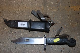 A Russian AK knife bayonet