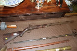 A 19th Century percussion musket