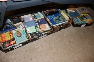 Four boxes of various books