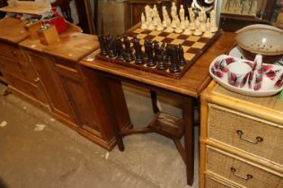 A 19th Century mahogany inlaid side table