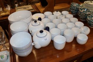 A quantity of Habitat tea and dinnerware