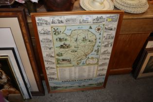 A framed and Glazed Adnam's Country The Land of Tr