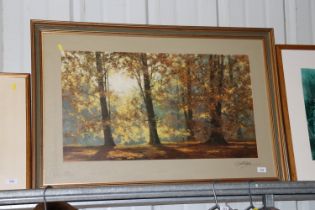 A pencil signed David Shepherd print