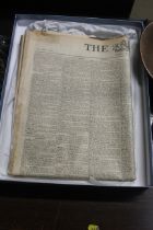A boxed "The Times" newspaper from 15th April 1943
