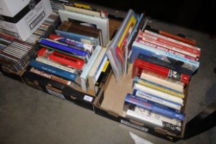 Two boxes of various books