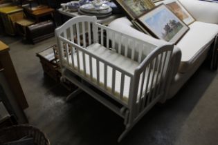 A child's cot