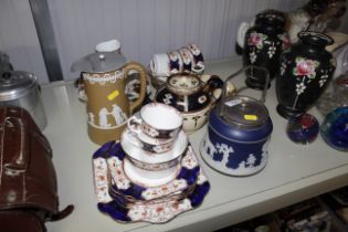 A collection of Hemery patterned tea ware, Jasper