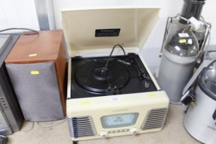 A Steepleton authentic reproduction record player