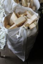 A bag of offcut firewood