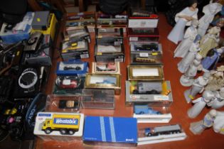 A quantity of boxed Corgi and other die-cast vehic