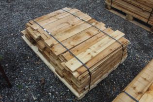 A quantity of feather edged fencing boards (Subjec