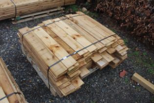 A quantity of feather edged fencing boards (Subjec