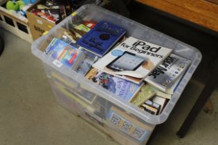 A large box of miscellaneous books