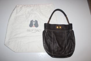 A Billy Bag heavy moulded leather evening bag