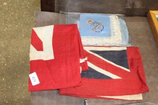 A collection of various WWI silks etc