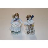 Two Coalport figurines "The Boy" & "Childhood Joys"