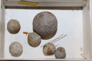 A quantity of used musket & pistol balls etc