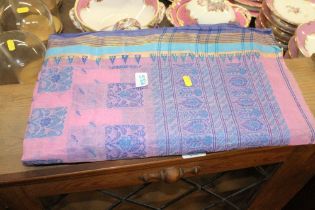 A length of Indian sari material approx. 5m x 1m