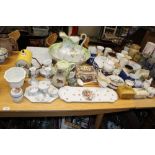 A large quantity of various china to include butte