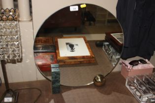 A Wuu "Looking for Dorian" dressing table mirror with bronze and marble supports