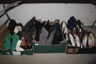 Three assorted boxes of lady's shoes to include L