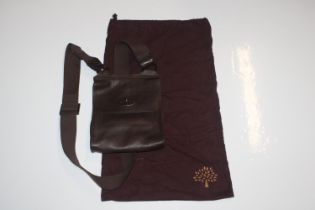 A Mulberry dark brown leather Anthony handbag