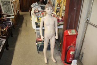 A child mannequin