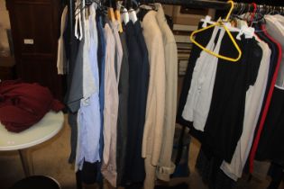 A quantity of Massimo Dutti lady's outer wear to include a trench coat