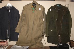 A size 16 Barbour and House of Hackney long rain c