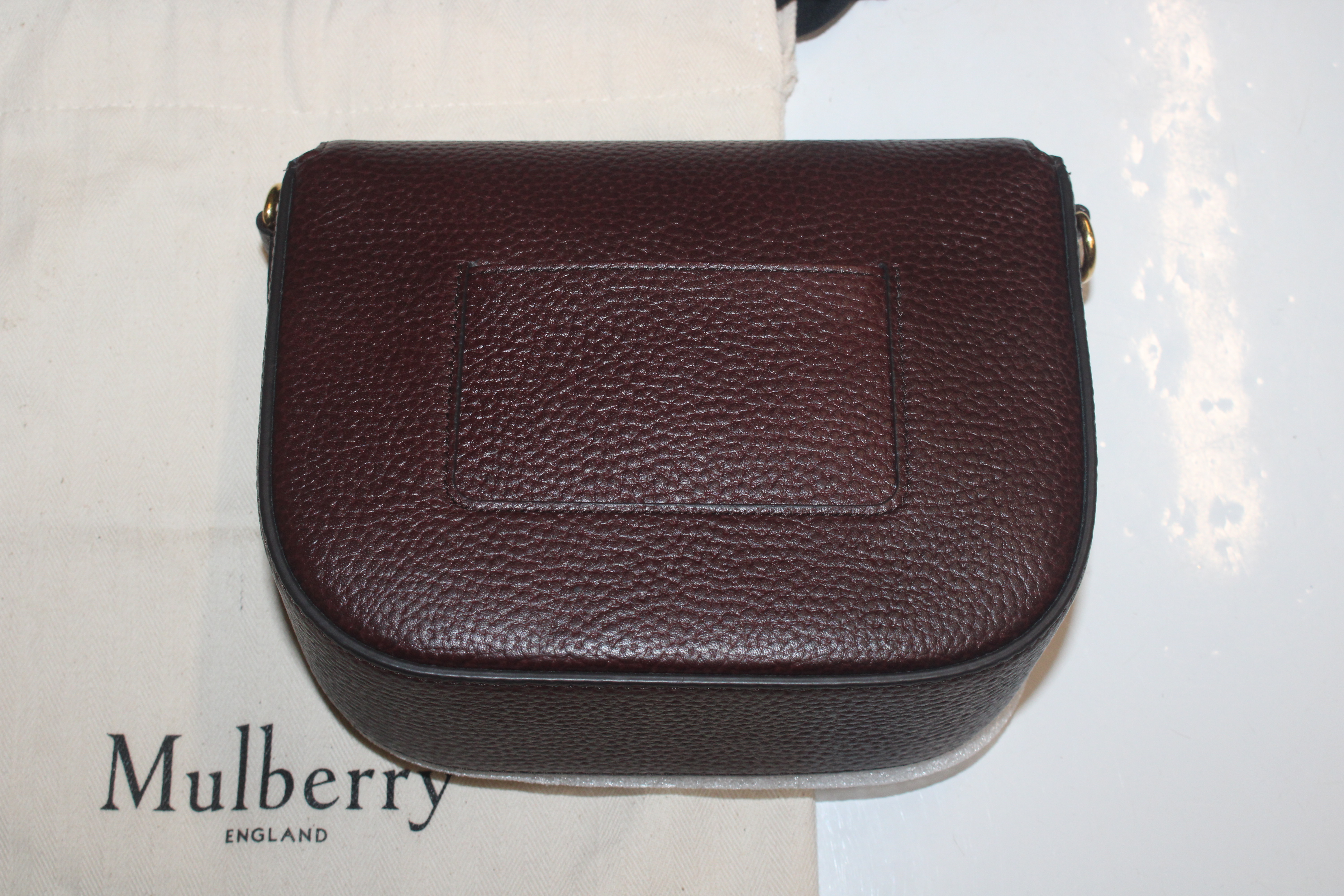 A Mulberry wine leather small Darley satchel bag - Bild 3 aus 9