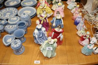 Five Royal Doulton figures "Fair Lady"; "Hilary";