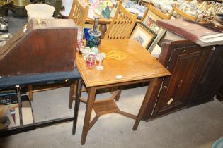 A 19th Century mahogany inlaid side table